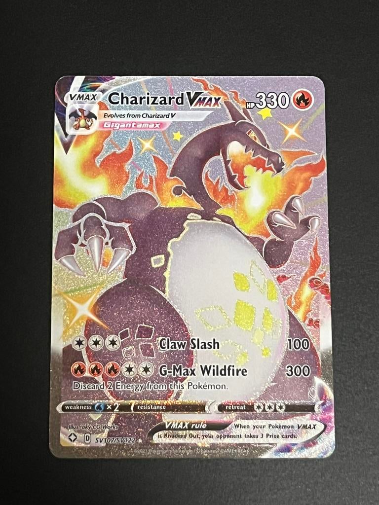 Charizard Vmax 107/122, Ophalen of Verzenden, Nieuw, Losse kaart