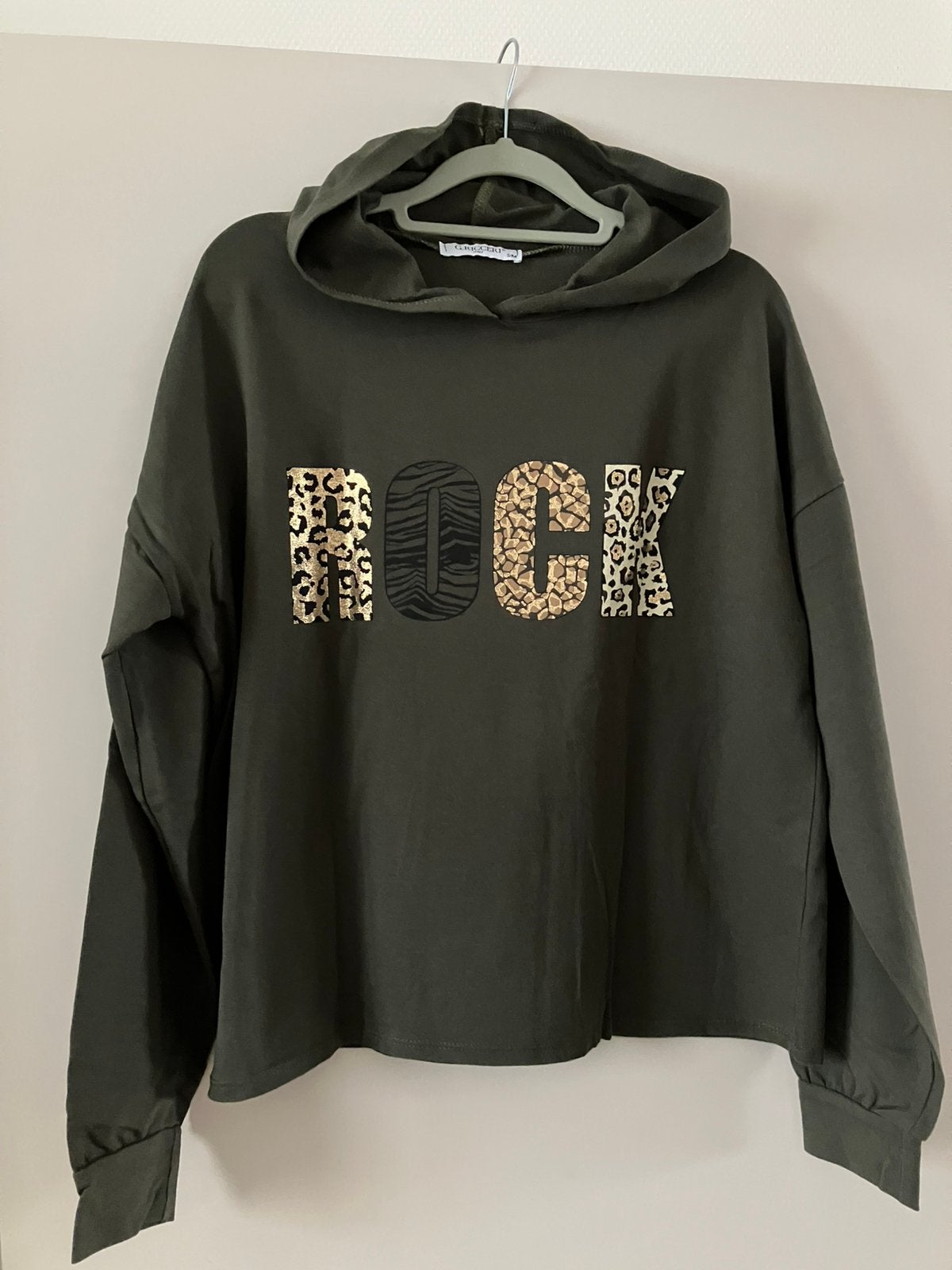 Donkergroene sweater met capuchon/M-G.Ricceri, Ophalen of Verzenden, Nieuw, Maat 38/40 (M), Groen