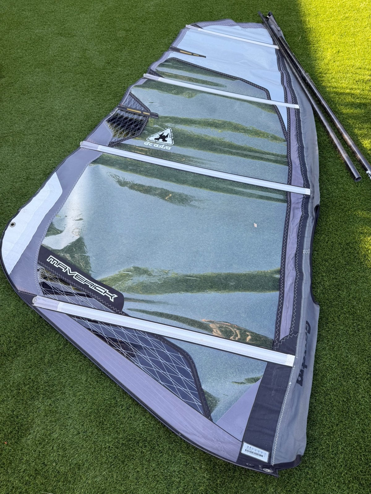 kinderzeillen gaastra maverick 3,5, Tiki 3.6 en Grommet 2.0, Ophalen, Zo goed als nieuw, Minder dan 250 cm, Giek