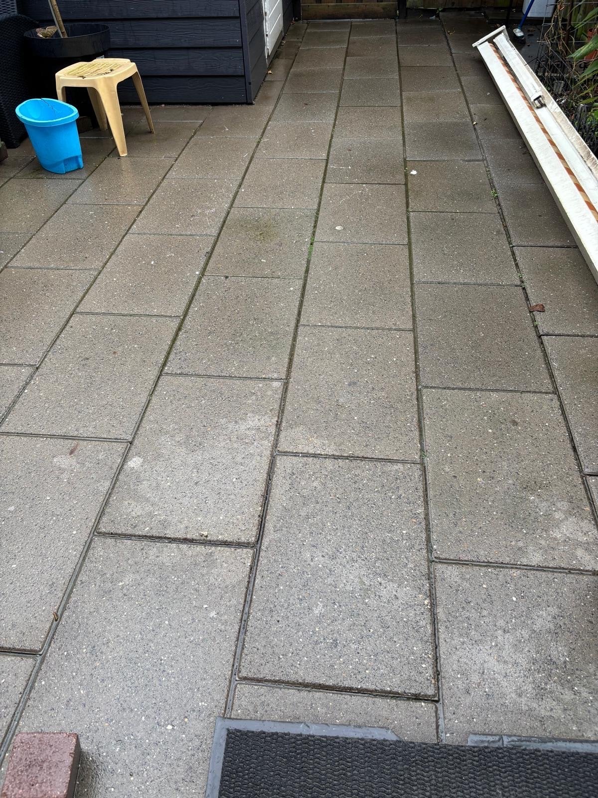 Gratis terrastegels 60x40 cm, Ophalen, Gebruikt, Beton, Terrastegels
