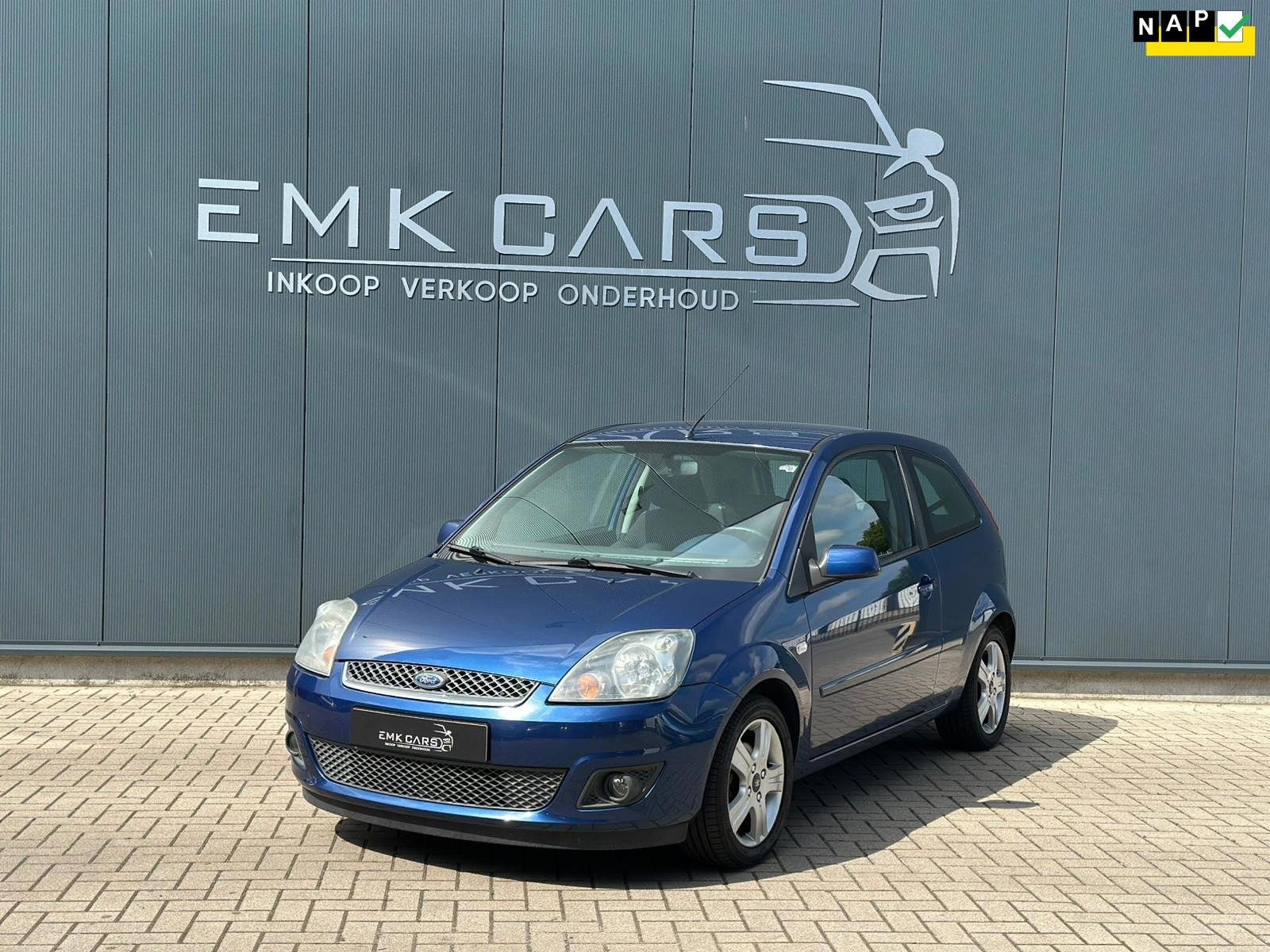 Ford Fiesta 1.4-16V Futura, Auto's, Voorwielaandrijving, 4 cilinders, Origineel Nederlands, Bedrijf