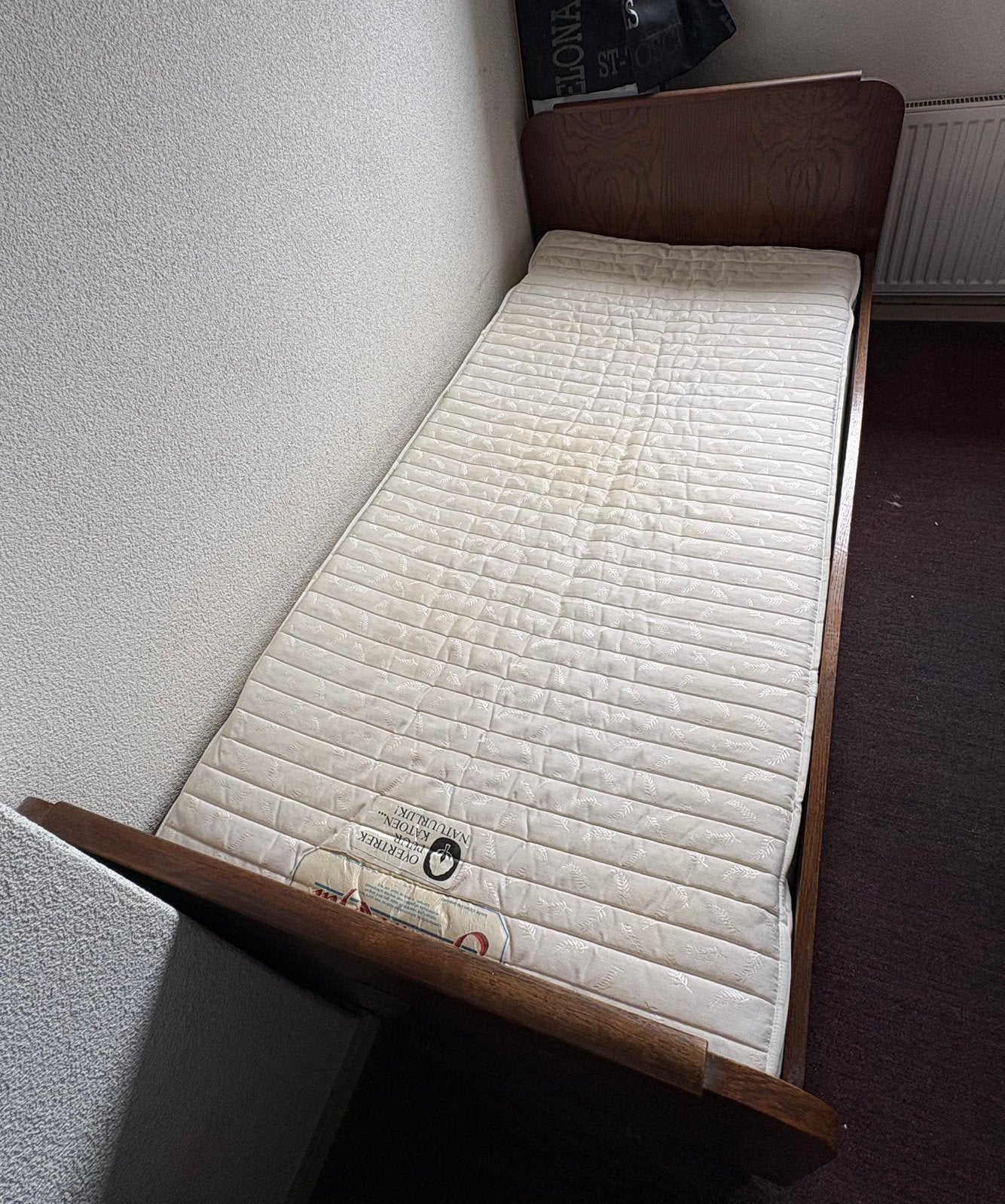 Antiek eenpersoons bed, Ophalen