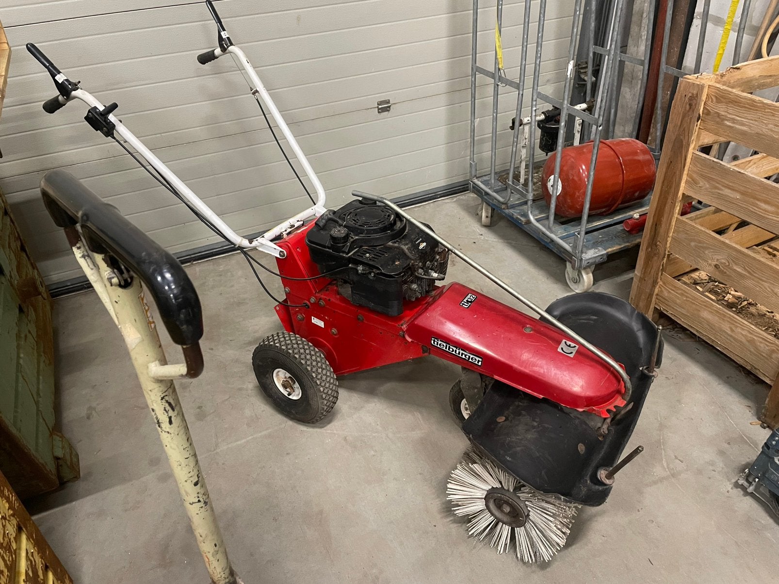 Veegmachine Tielburger tk32, Ophalen of Verzenden, Zo goed als nieuw