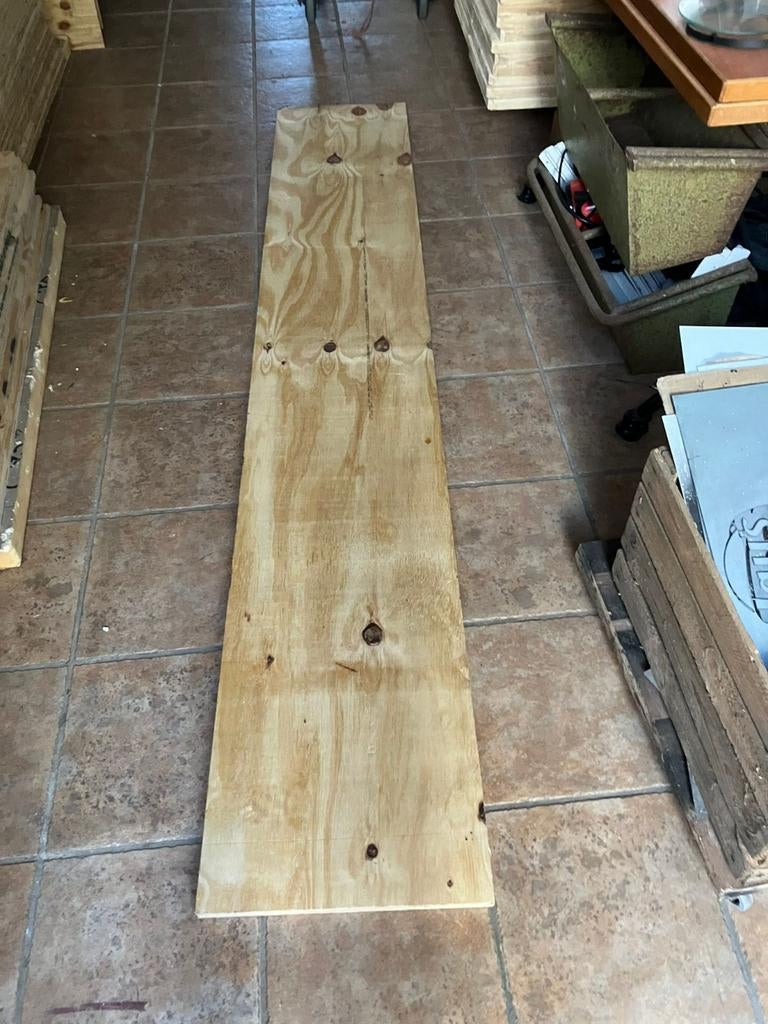 Underlayment plaat 244x42cm, 18mm dik, Doe-het-zelf en Verbouw, Hout en Planken, Ophalen of Verzenden