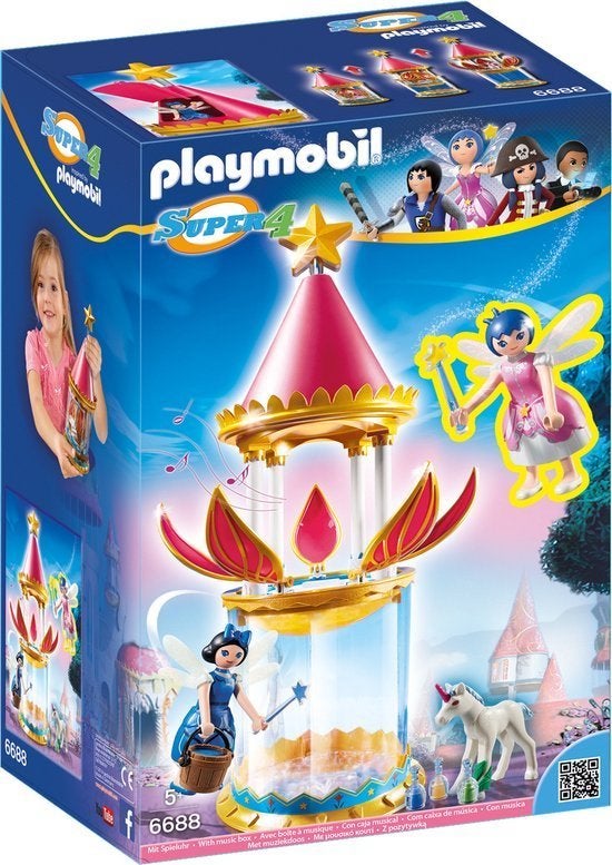 Playmobil Muzikale toren met Twinkle Sterrenglinster - 6688, Gebouw, Complete set, Nieuw, Ophalen of Verzenden