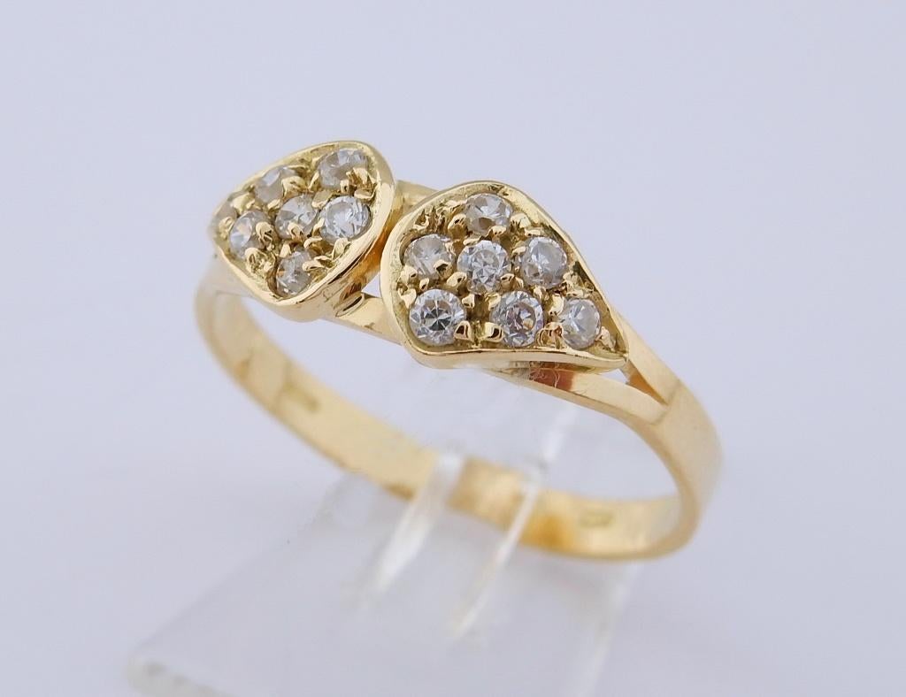 Prachtige 18 karaat Gouden Damesring Fantasy-Ring M18, Verzenden, Nieuw, Dame, Info@juwelenwereld.nl