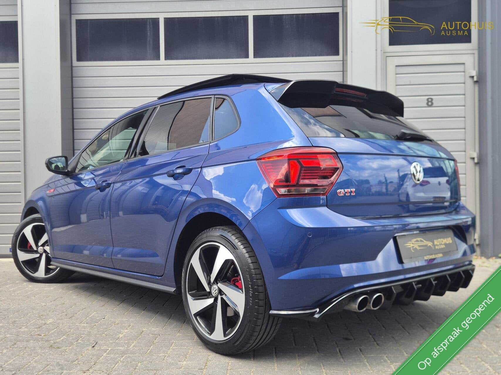 Volkswagen Polo 2.0 TSI GTI 260PK/ACC/Virtual/Pano/Led/Keyle, Auto's, Dealer onderhouden, Gebruikt, 4 cilinders, Blauw