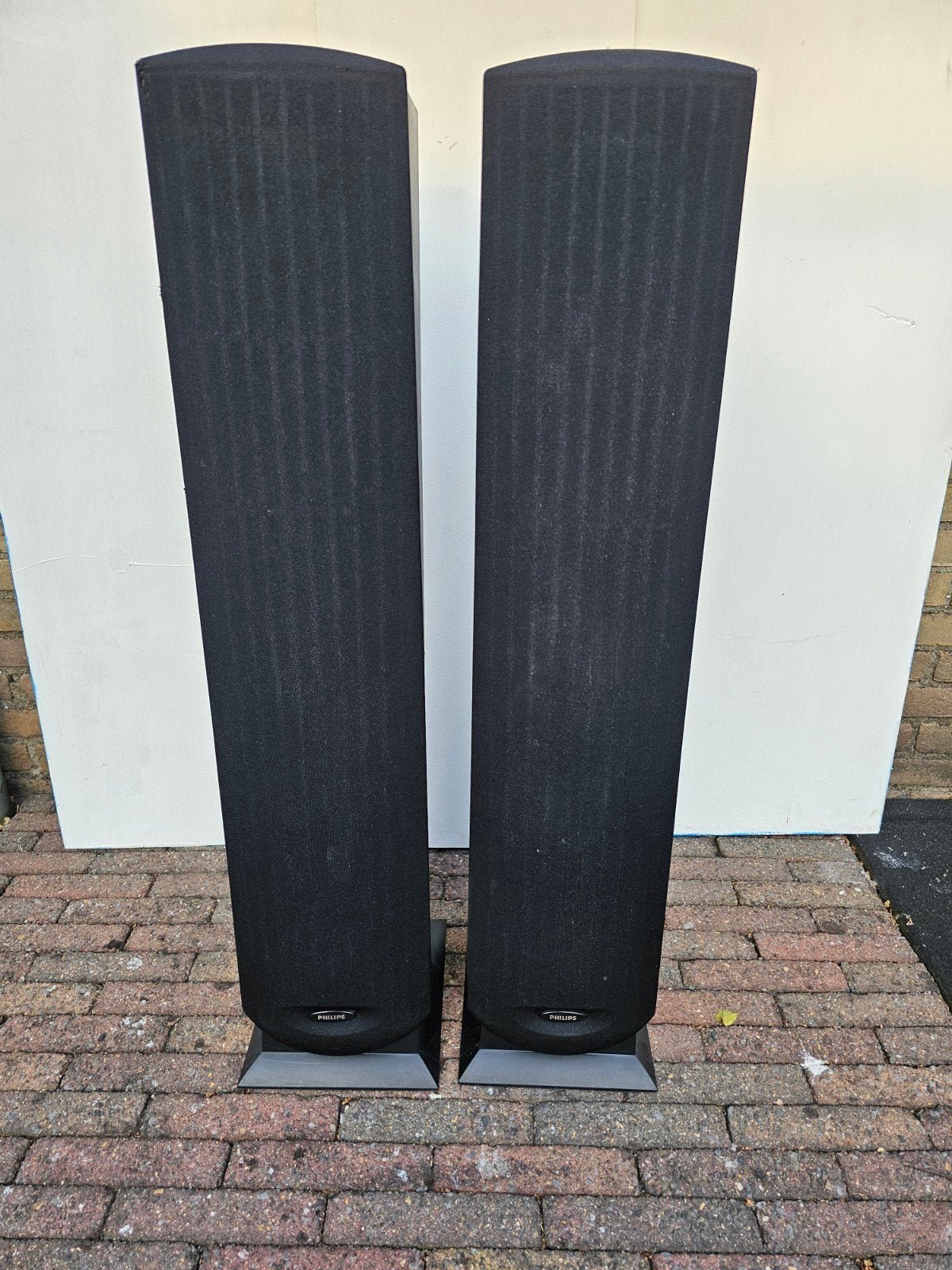 Philips zuilspeakers - F9550/00B, Ophalen, Gebruikt, 60 tot 120 watt, Basreflex