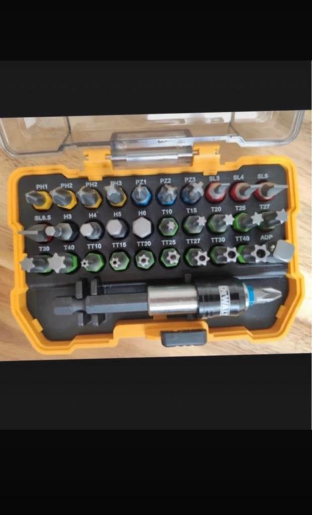 Dewalt 32 delige bitset, Ophalen of Verzenden, Nieuw