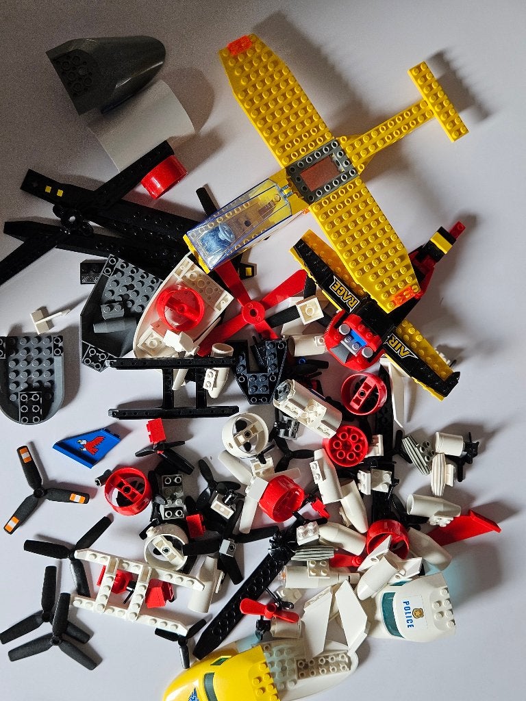 Partij Lego vliegtuig onderdelen, Kinderen en Baby's, Gebruikt, Overige thema's, Lego, Ophalen of Verzenden