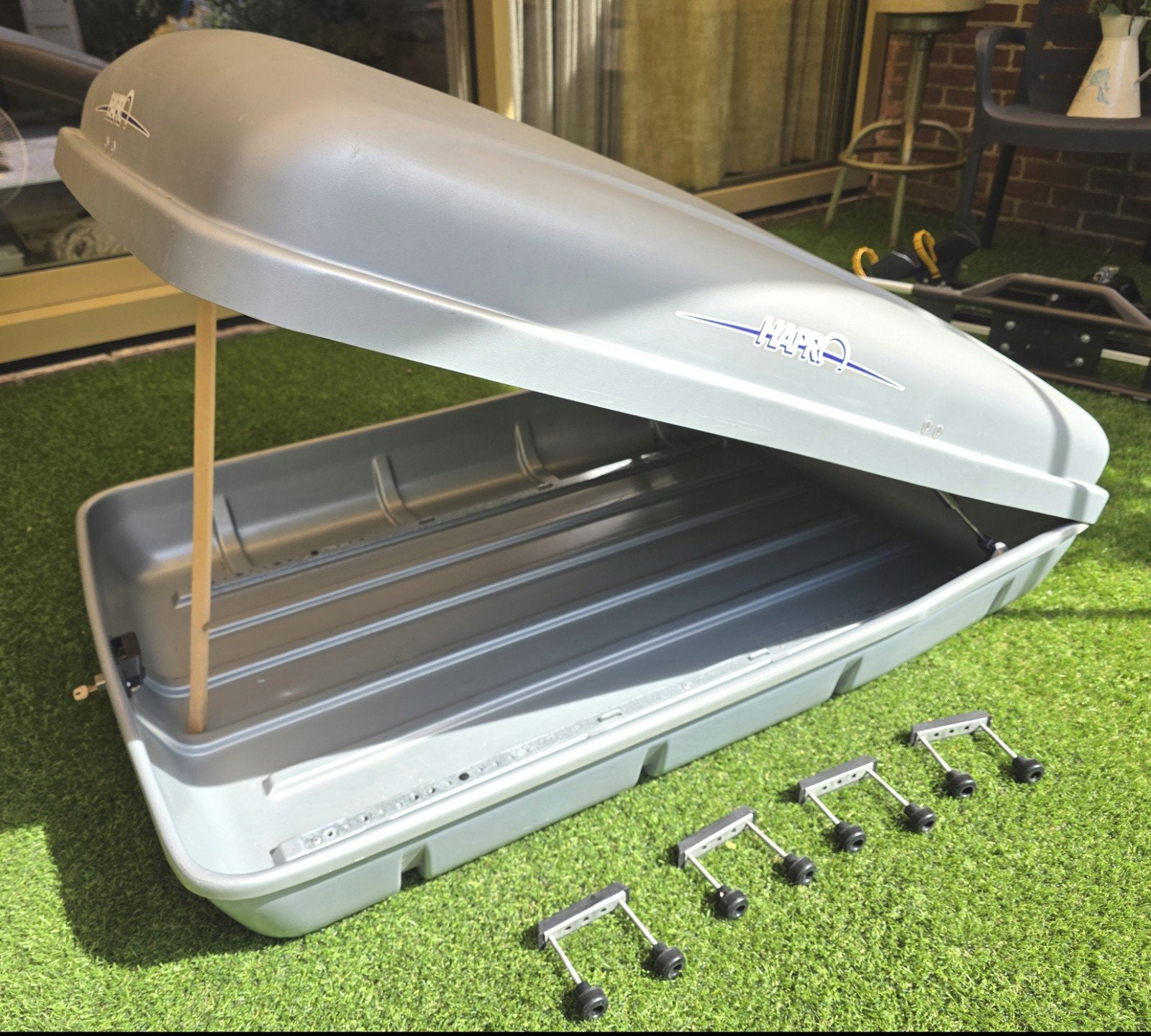 Hapro dakkoffer 1.25m x 0.80m x 0.30m voor dakdragers, Ophalen of Verzenden
