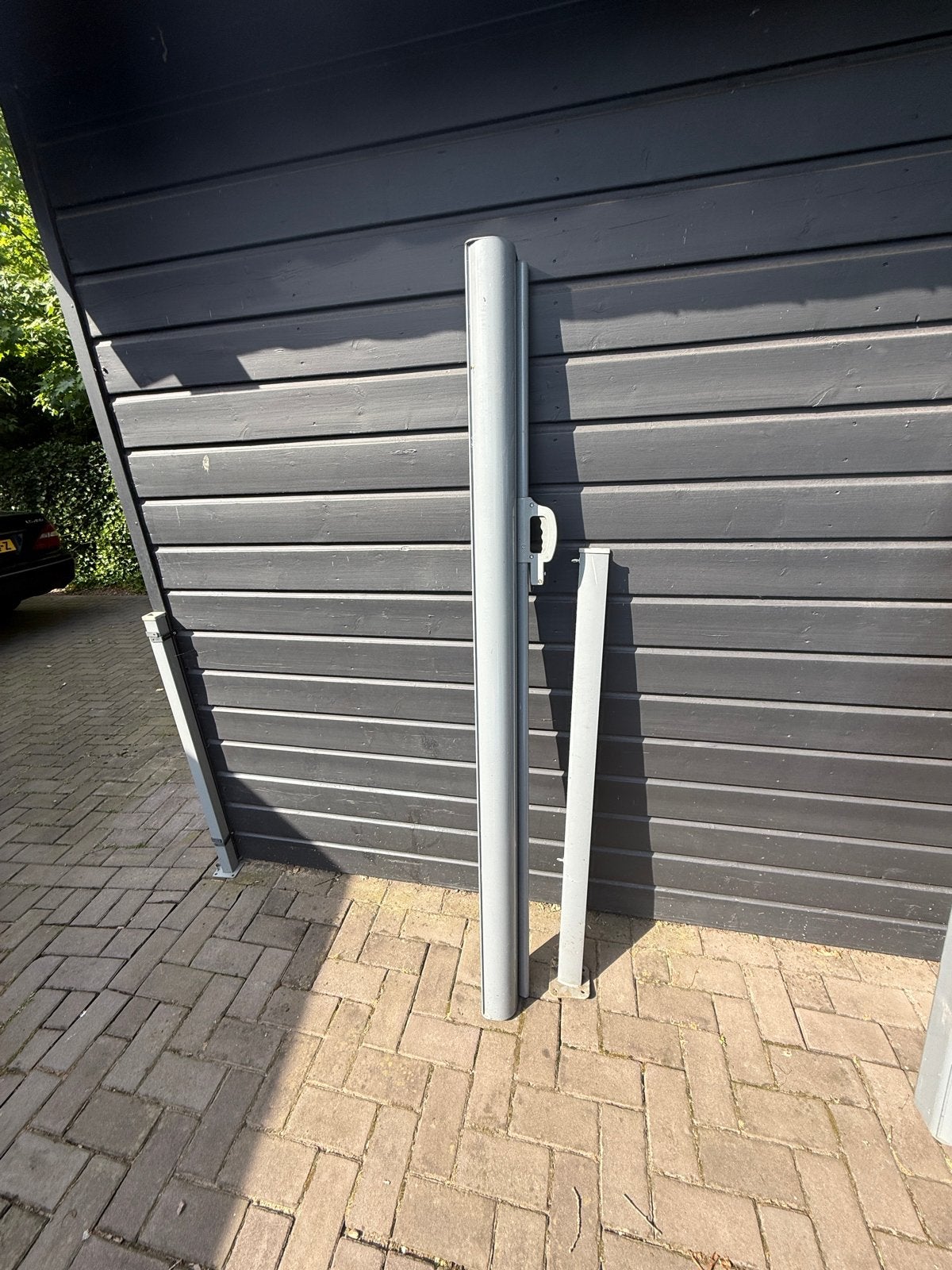Windscherm / Zonnescherm Zwart/Antraciet 1.80m x 2.70m, Ophalen, Gebruikt, Overige typen, 150 tot 300 cm