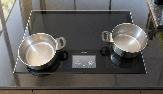 Siemens Free-induction kookplaat 80 cm ZGAN, Ophalen, 4 kookzones, Zo goed als nieuw, Inbouw
