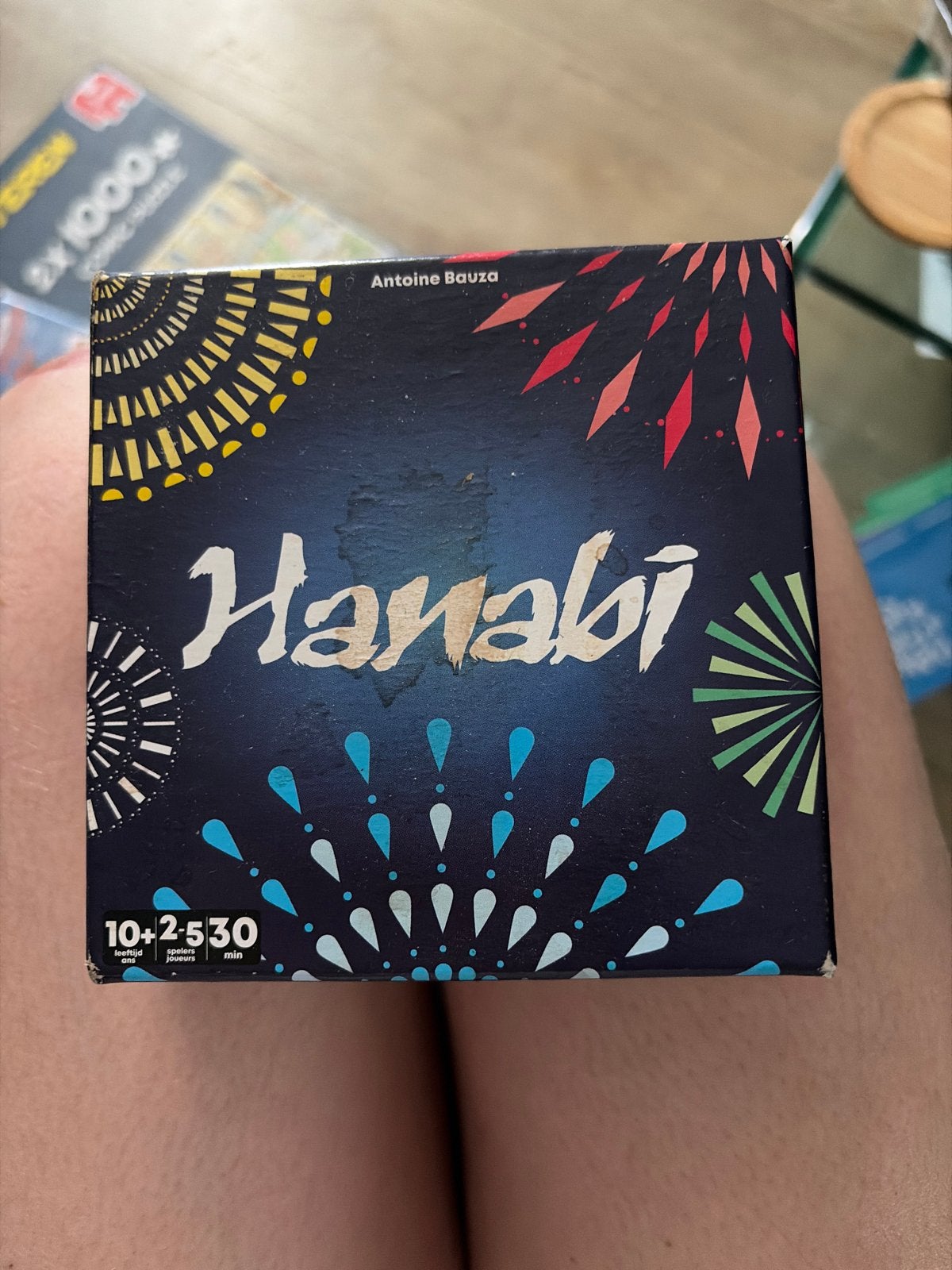 Hanabi Samenwerkingsspel - Compleet en in goede staat, Drie of vier spelers, Ophalen of Verzenden, Gebruikt