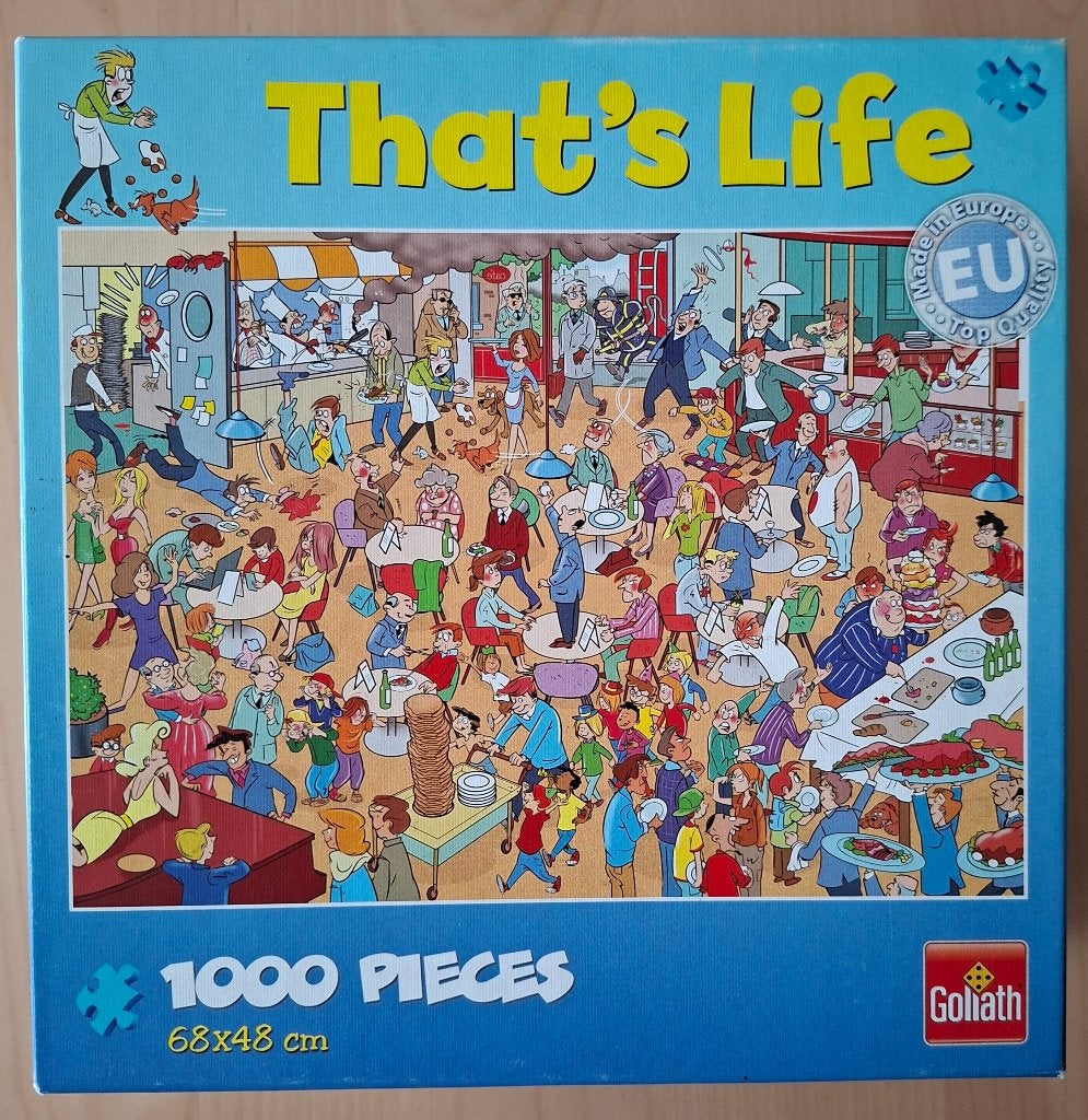 That’s life legpuzzel Lunchroom, Ophalen, 500 t/m 1500 stukjes, Gebruikt, Legpuzzel