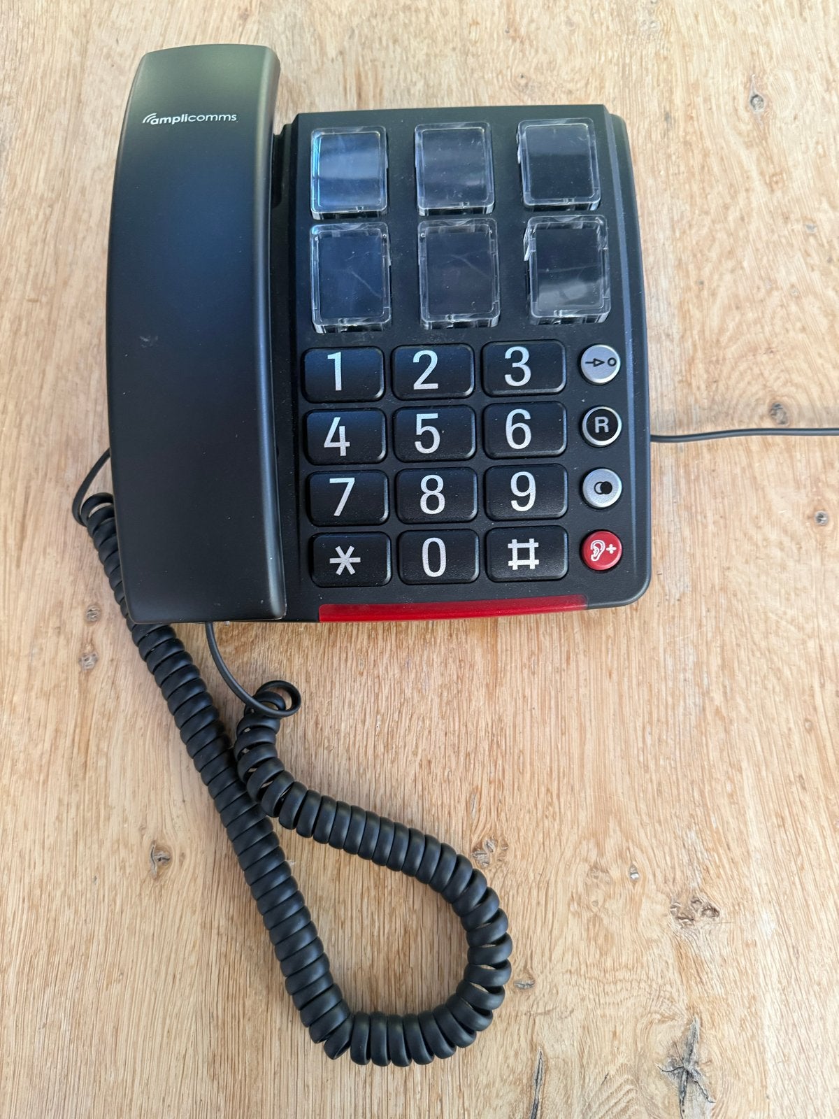 Vaste telefoon met simkaart voor senioren (Amplicomms), Telecommunicatie, Ophalen of Verzenden, Gebruikt