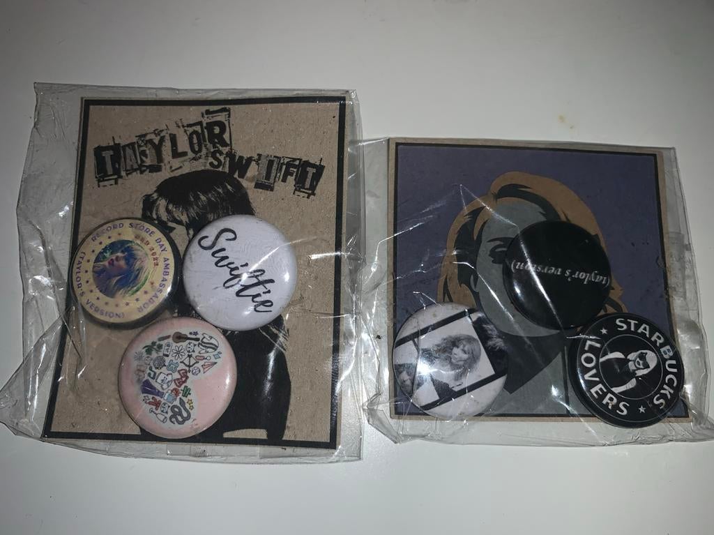Taylor Swift en Starbucks Buttons/Speldjes, Ophalen of Verzenden, Nieuw, Merk, Button