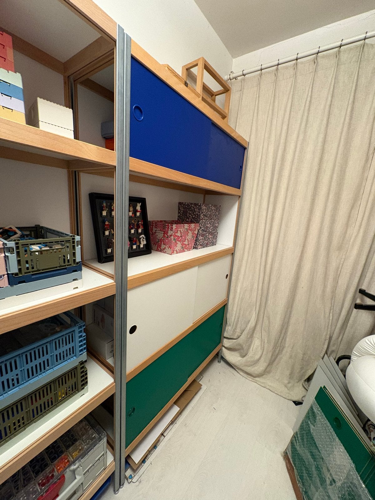 Kewlox deurtjes/panelen - Wit, groen, blauw (13 stuks), Huis en Inrichting, Ophalen of Verzenden, Gebruikt
