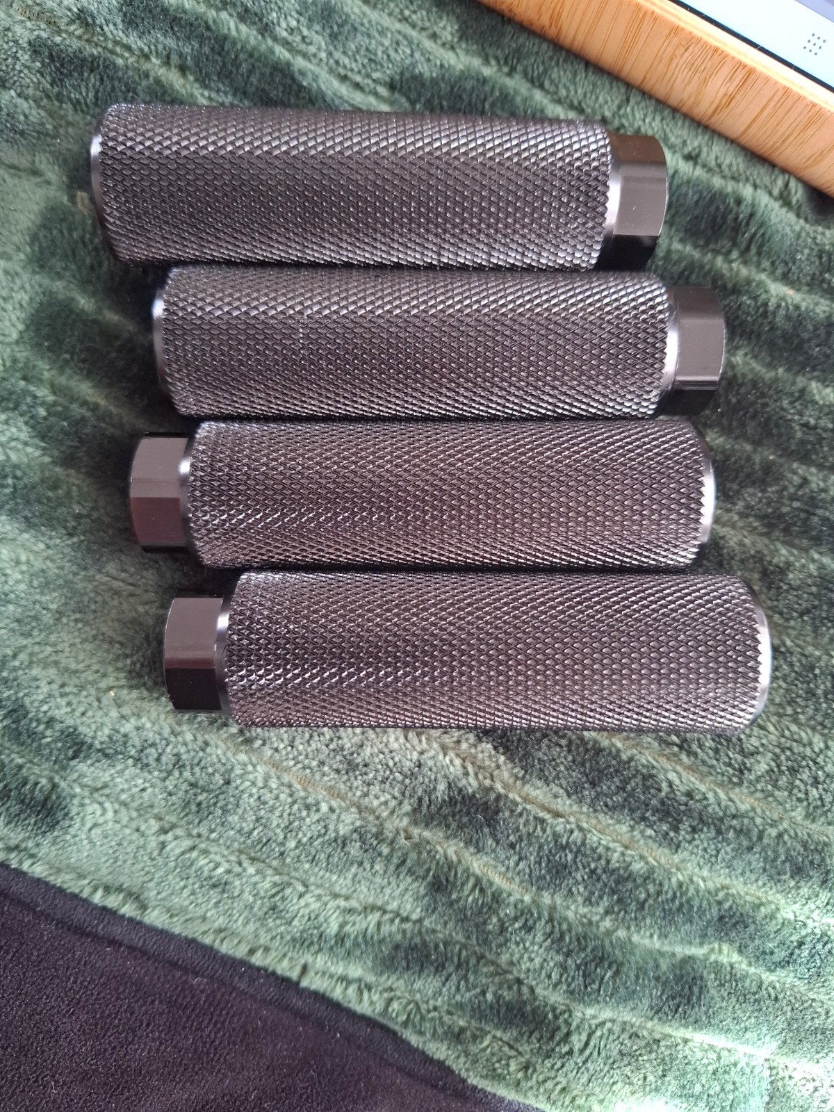 Set van 4 BMX Stunt Pegs - Zwart, Gebruikt, Ophalen of Verzenden, Zo goed als nieuw, Onbekend