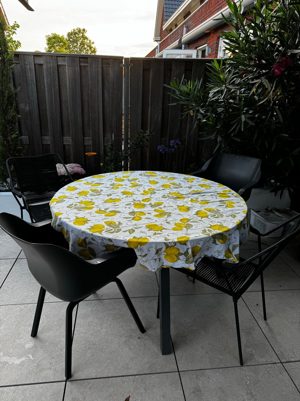 Hartman tuinset met 4 stoelen, Ophalen, 4 zitplaatsen, Kunststof, Gebruikt