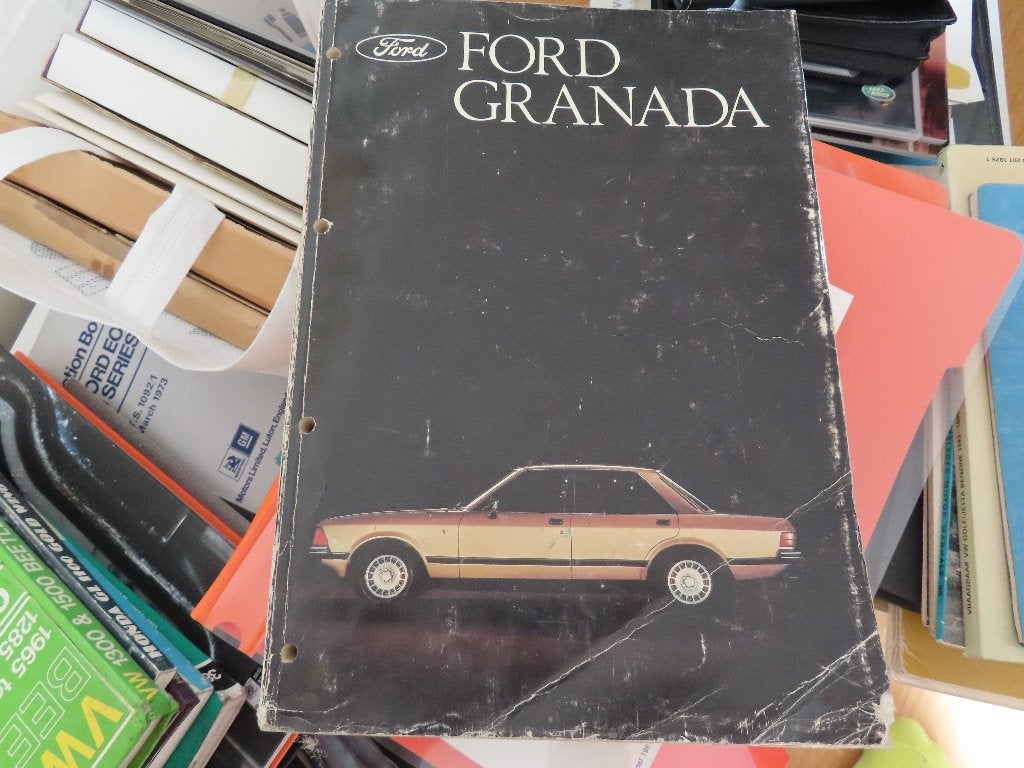Dealerwerkplaatsboek Ford Granada Mk2 1977, zeer uitgebreid, Ophalen of Verzenden