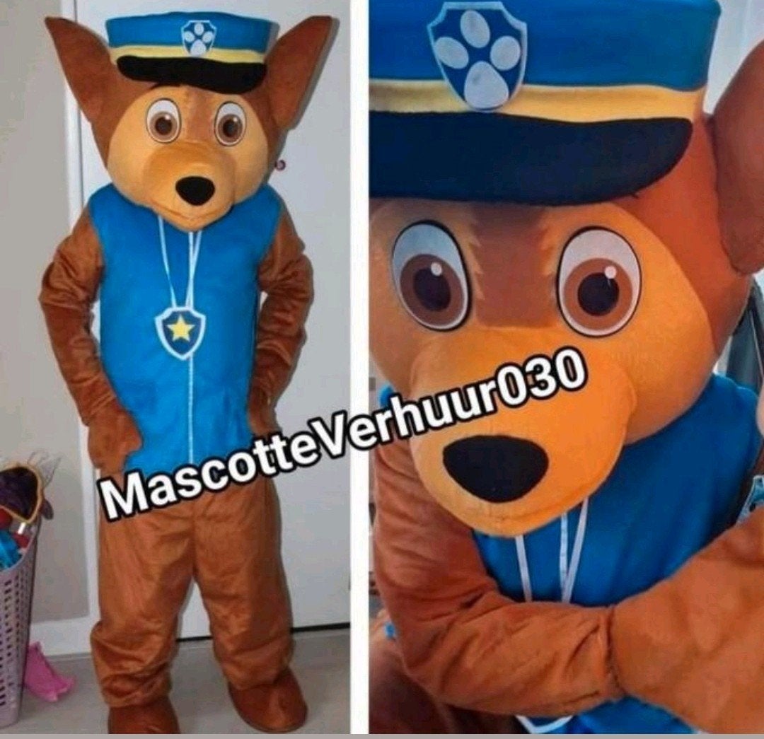 chase politie hond mascotte met of zonder acteur huren, Ophalen, Zo goed als nieuw, Verjaardag