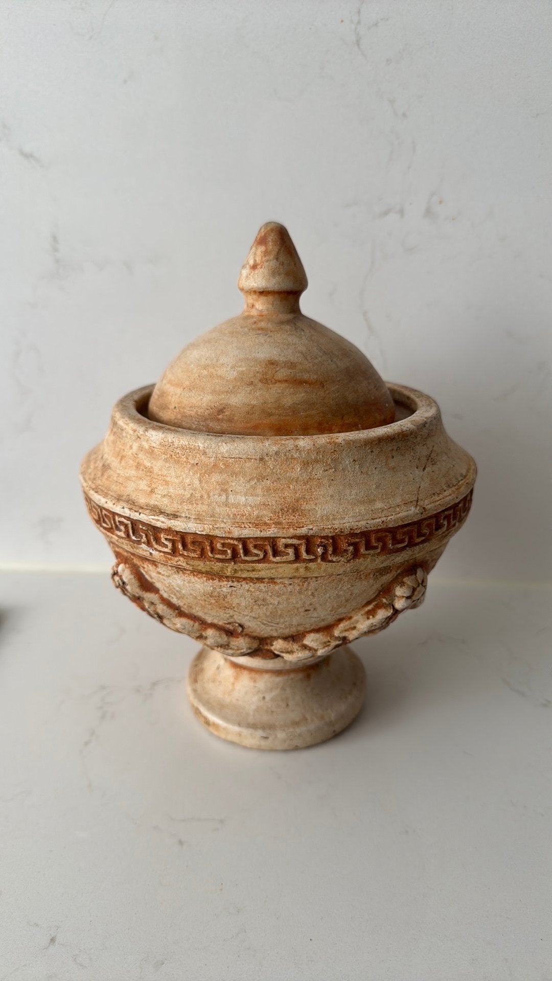 Prachtige terracotta pot/vaas, Ophalen of Verzenden