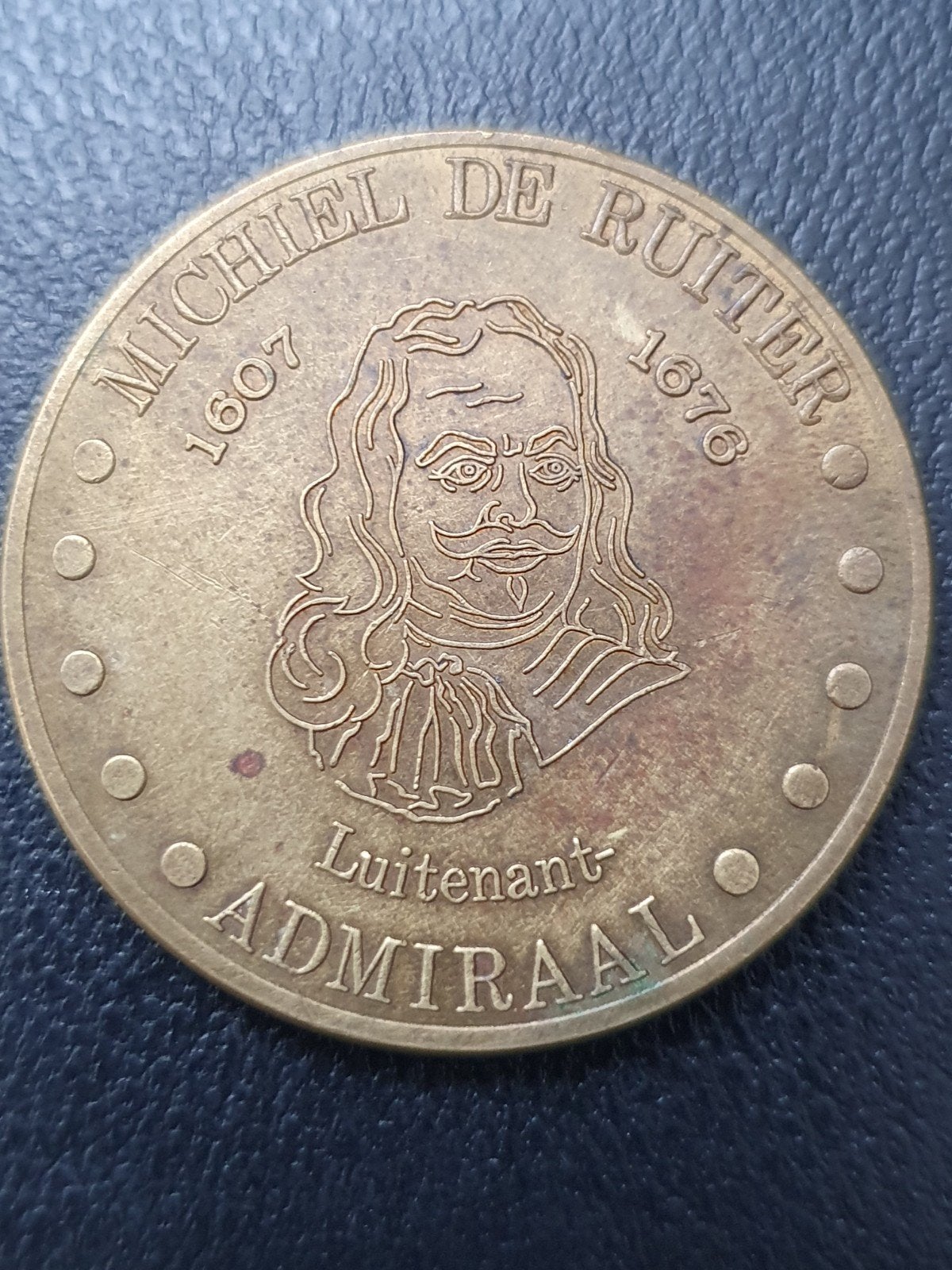 Michiel de Ruyter Penning Medaille., Ophalen of Verzenden, Overige materialen, Nederland