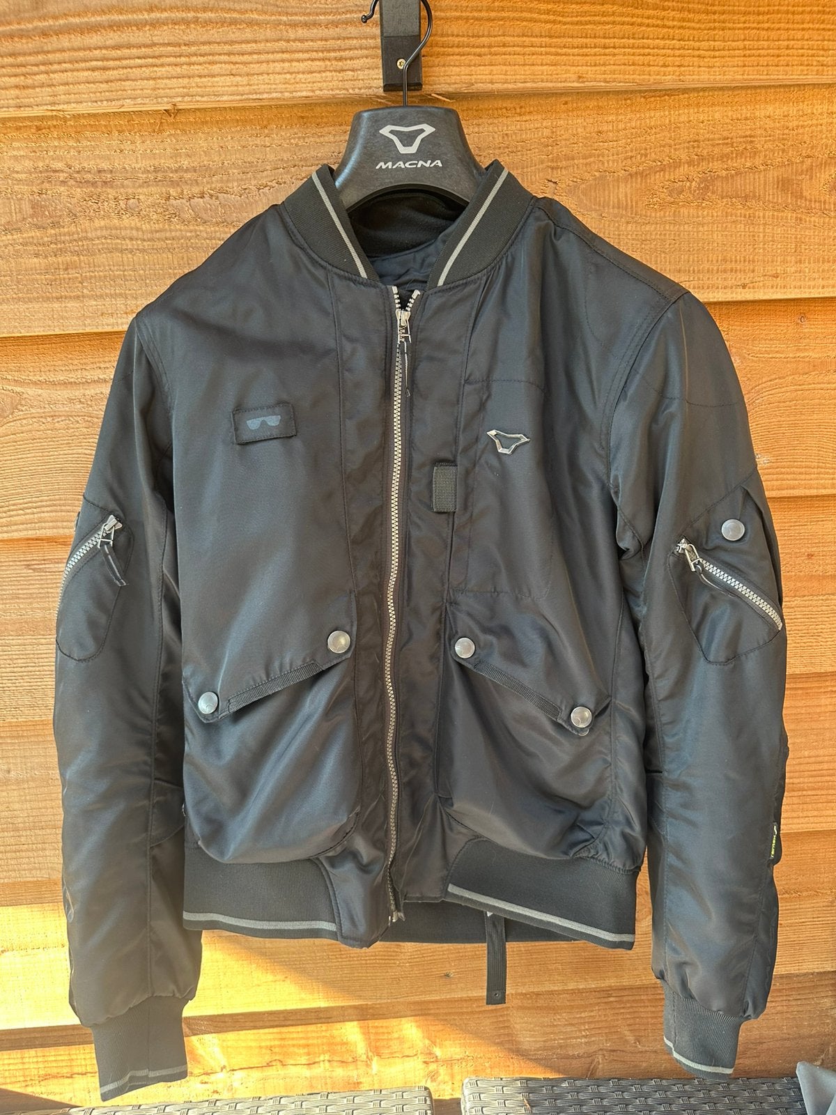 Macna Bastic motorjas zomer maat 50 (M) ZGAN, Motoren, Ophalen of Verzenden, Tweedehands, Jas | textiel