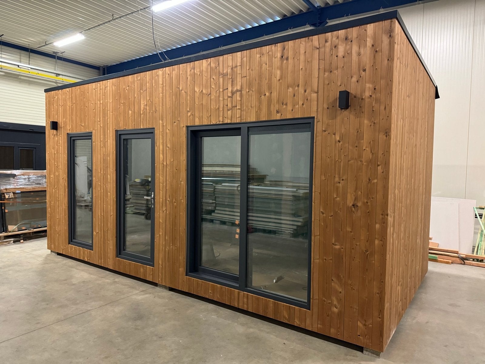 Kantoorunit tuinkantoor praktijkruimte, Doe-het-zelf en Verbouw, Bouwketen en Schaftketen, Ophalen
