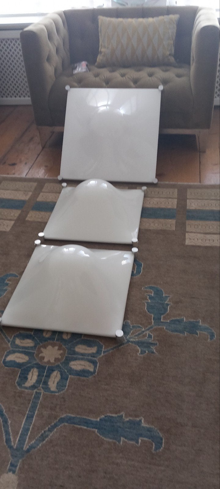 3 Elio Martinelli Bolla lampen - 2x 50x50, 1x 60, Ophalen