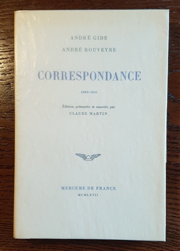 André Gide & André Rouveyre - Correspondance, Ophalen of Verzenden, Zo goed als nieuw