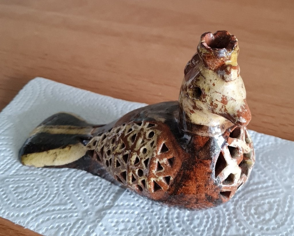 Handgemaakte potterie vogel, Ophalen of Verzenden