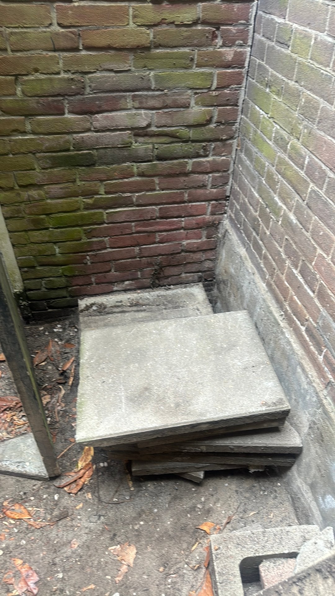 Betontegels gratis ophalen (5cm dik!), Ophalen, Zo goed als nieuw, Beton, Terrastegels