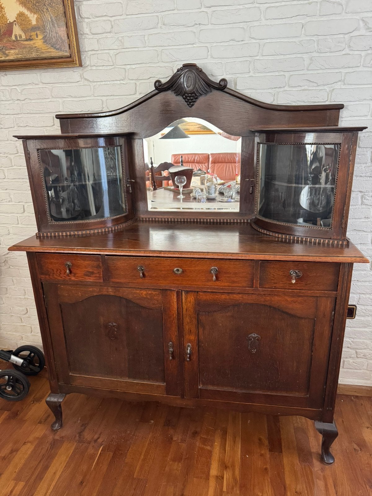 Brocant dressoir, Ophalen