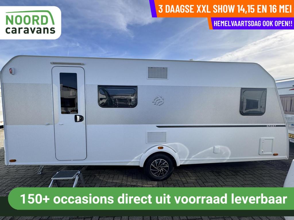 Knaus 540 FDK SPORT,FRANSBED, STAPELBED, TREINZIT, NIEUW !, Hordeur, 7 tot 8 meter, Bedrijf, Knaus