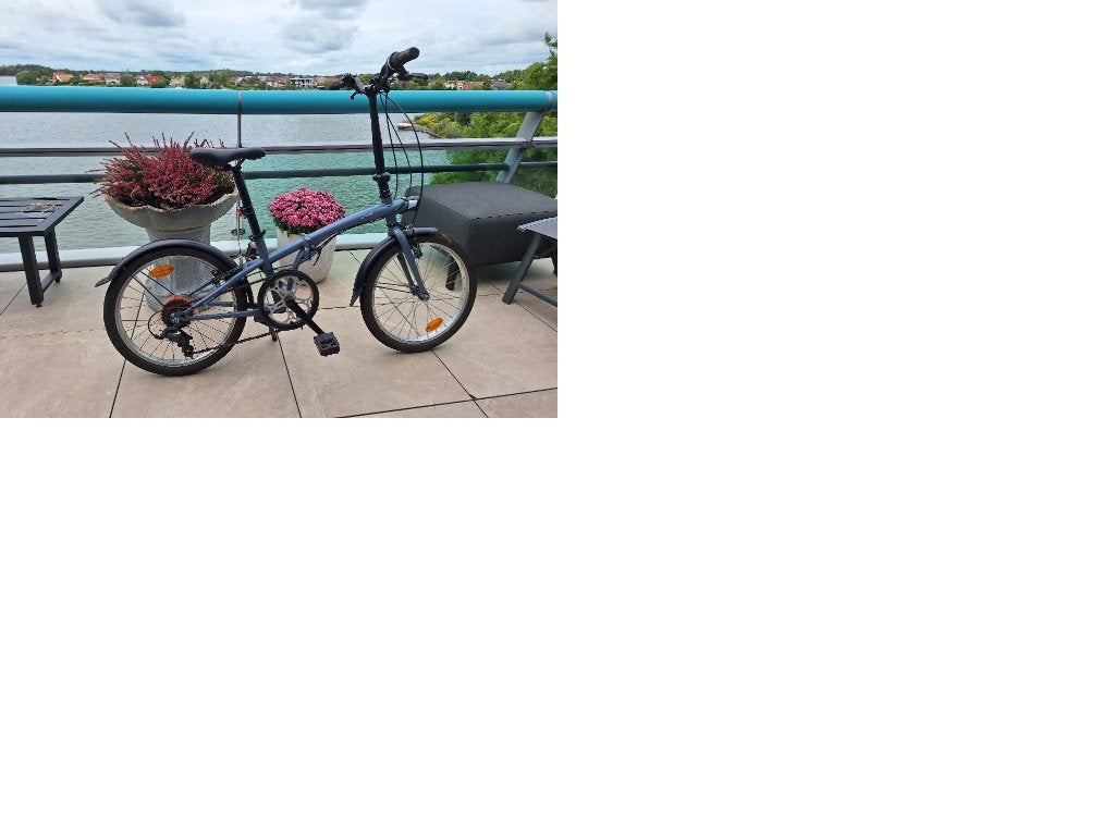Btwin 120 Nette Vouwfiets, Fietsen en Brommers, 20 inch of meer, Gebruikt, Velgrem, Versnellingen