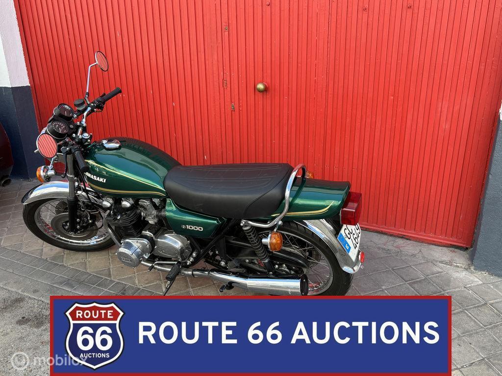 Kawasaki Z1000 A1 | 1978 | Route 66 Auctions, Overige merken, Overige carrosserieën, Zwart, Bedrijf