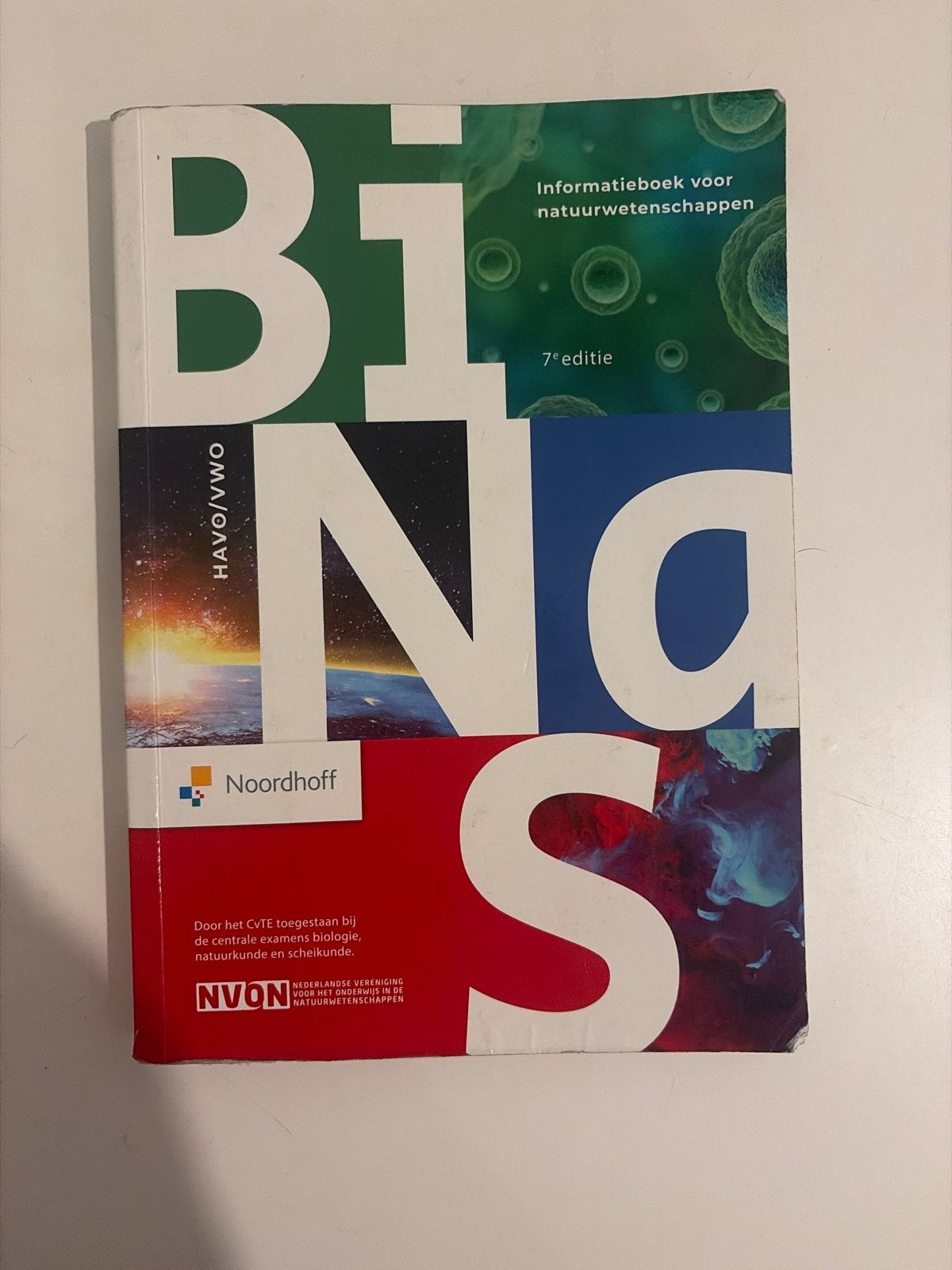 Binas 7e editie HAVO/VWO - Bijna nieuwstaat, Verzenden, Beta, Zo goed als nieuw, Overige niveaus
