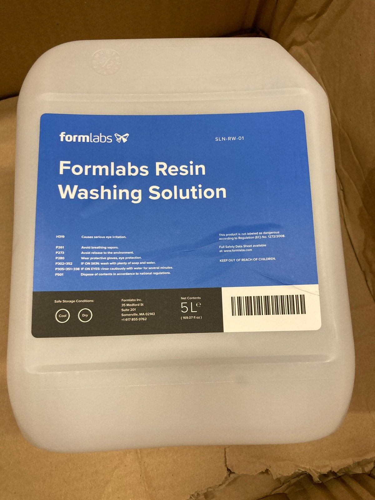 Formlabs Resin Washing Solution 5L (SLN-RW-01), Nieuw, Ophalen of Verzenden, Nvt, Nvt