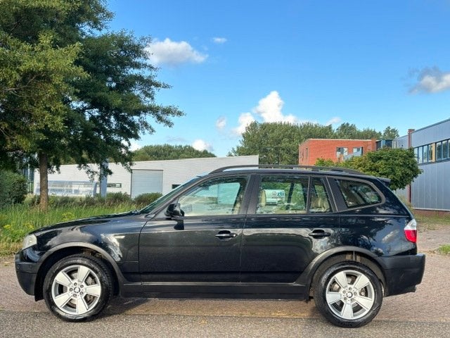 BMW X3 2.5i Executive ECC Audio/CD Leder El. pakket LMV 18", Auto's, Beige, Zwart, Bedrijf, Handgeschakeld