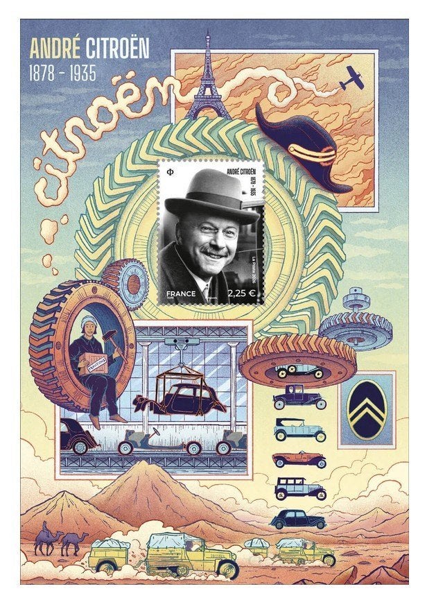 Jaar 2026 Yv nnb Bloc 1 timbre - André Citroën (1878-1935)., Ophalen of Verzenden, Postfris