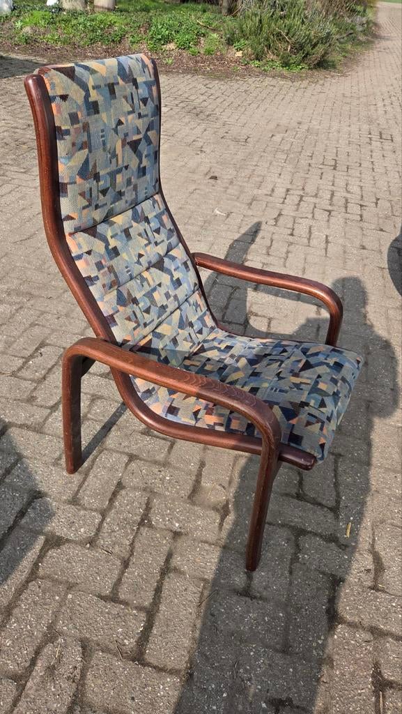 Yngve ekstrom vintage fauteuil, Huis en Inrichting, Fauteuils, Ophalen, Gebruikt, 75 tot 100 cm, 50 tot 75 cm