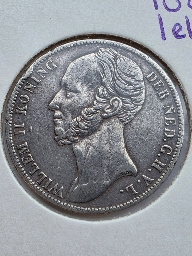 1 GULDEN 1846 Lelie, 1 gulden, Zilver, Ophalen of Verzenden, Losse munt