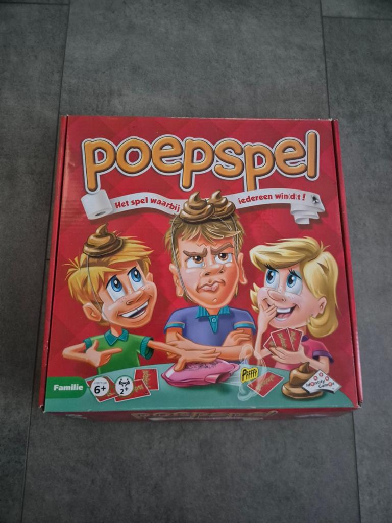 Poepspel - Het spel waarbij iedereen wint!, Vijf spelers of meer, Ophalen of Verzenden, Zo goed als nieuw, Identity Games