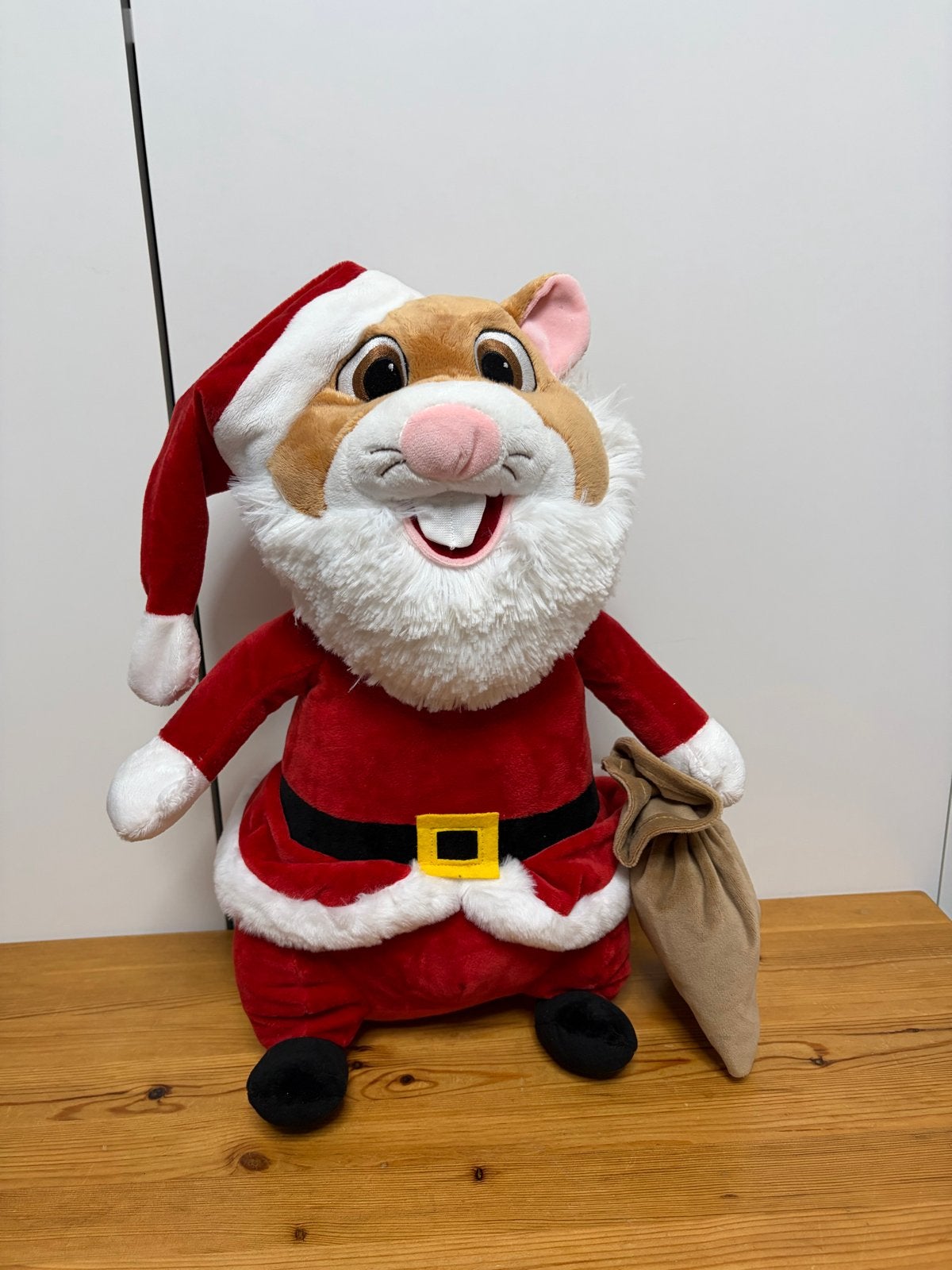 Grote kerst hamster albert heijn., Ophalen of Verzenden, Zo goed als nieuw