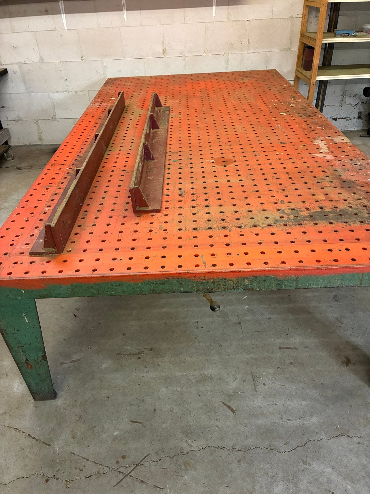 Opspantafel / Lastafel / Werkbank, Ophalen