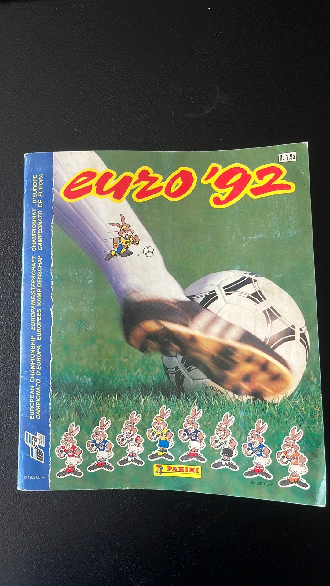 Panini Euro '92 Stickerboek - Compleet met speciale inleg, Ophalen of Verzenden, Gebruikt, Sport