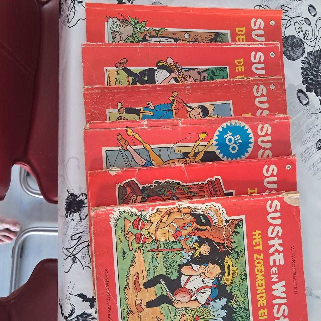 Boeken Suske en Wiske uit vroegere tijden, Boeken, Willy Vandersteen, Meerdere stripboeken, Ophalen, Gelezen