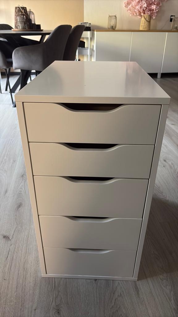ALEX ikea ladekast, Minder dan 50 cm, Gebruikt, 5 laden of meer, Ophalen of Verzenden